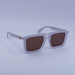 Off-White OERI13W STRATFORD 0964 Sunglasses Grey Square Frame, Brown Lenses